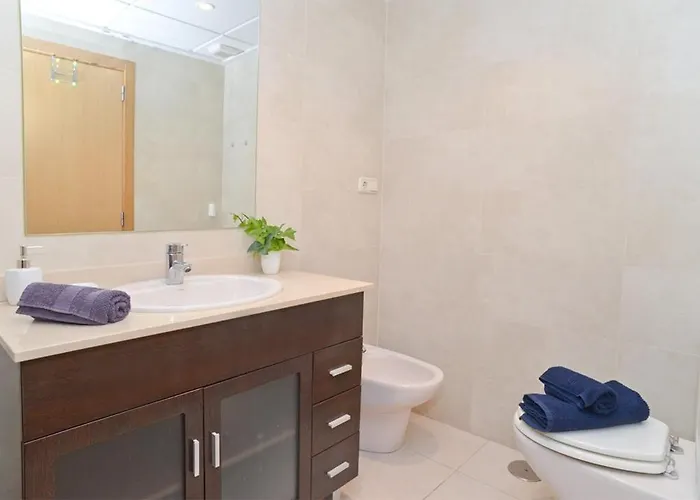 Luxury 1st Line Edif Entremares Lägenhet *